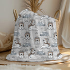 Eisbär mit Iglu