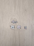Bügelbild Blumen mit Schmetterling