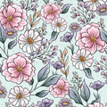 Blumen / floraler Stoff SummerFlower