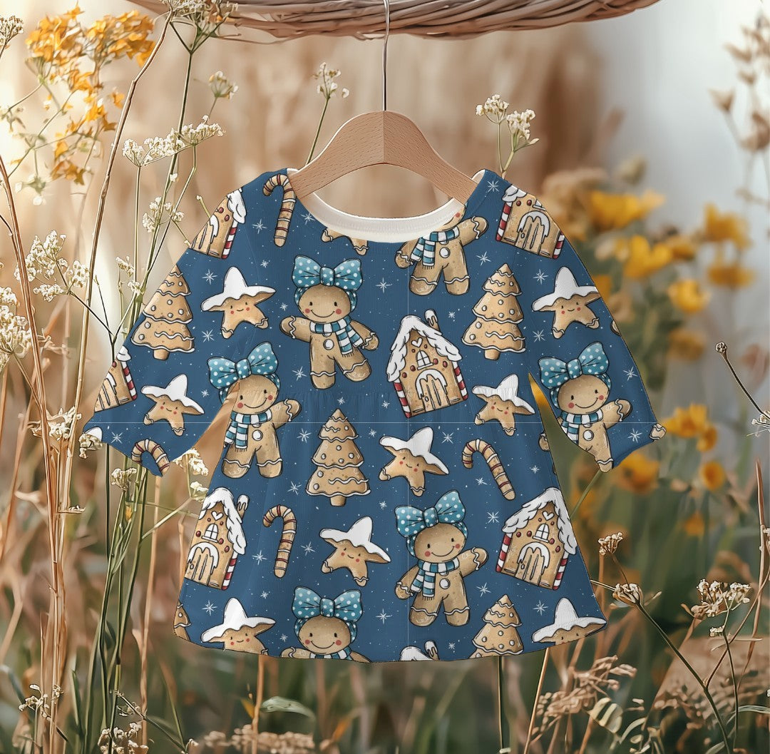 Lebkuchenmädchen blau