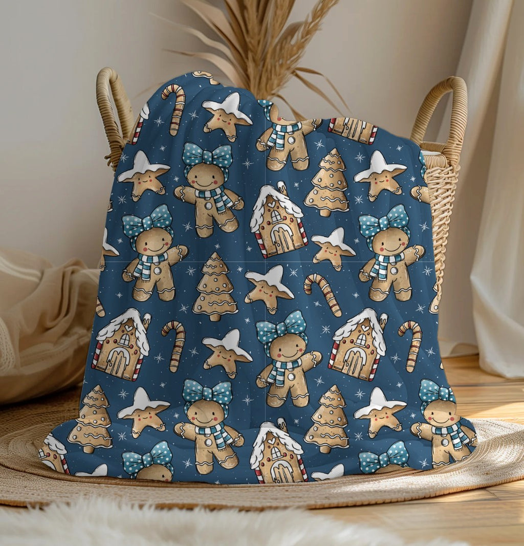 Lebkuchenmädchen blau