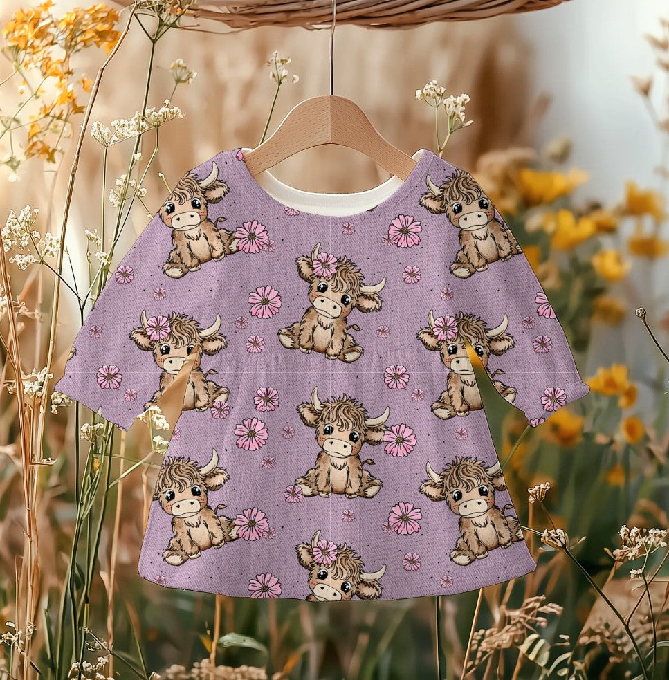 Highland Cows Denim Optik